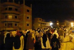 أهالي 15 مايو يهتفون ضد جرائم الانقلاب في مسيرة حاشدة