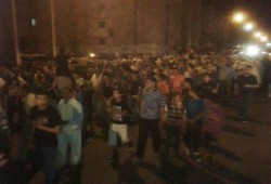 مسيرة رافضة للانقلاب بفاقوس تدعو لتوحيد الصف الثوري