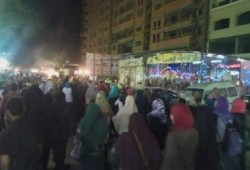 حلوان تهتف: "يا للي حكمت بالإعدام.. مش هنسيبك يوم تنام "