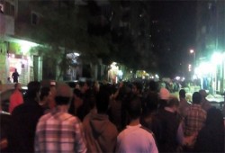 ثوار مايو يهتفون بالقصاص لدماء شهداء يناير