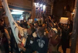 وقفتان ليليتان بكفر البطيخ رفضًا لتبرئة المخلوع وعصابته