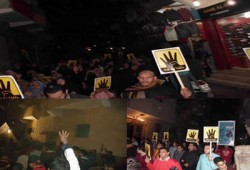 بالصور.. بني مجدول تهتف: "حق الشهداء مش هنسيبه"