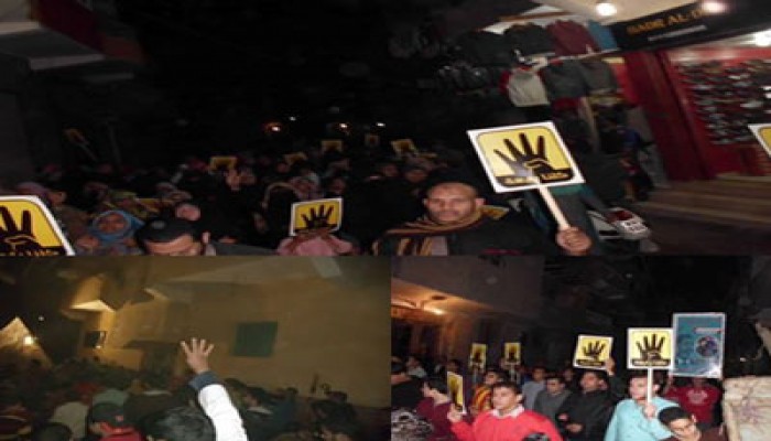 بالصور.. بني مجدول تهتف: "حق الشهداء مش هنسيبه"