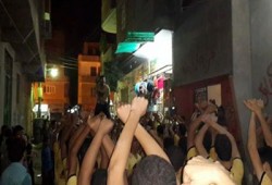 وقفة طلابيةبطبأزهردمياطتهتف بالقصاص للشهداء