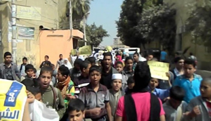 فيديو.. ثوار طامية يهتفون بتطهير القضاء والقصاص للشهداء