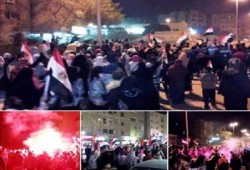 ثوار القاهرة الجديدة يهتفون: "ثورة تاني من جديد"