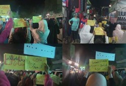 بالصور.. مسيرة بحلوان تندد بحكم براءة المخلوع