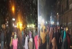 بالصور.. ثوار "حلوان" أعلنوها" ثورة تاني من جديد"