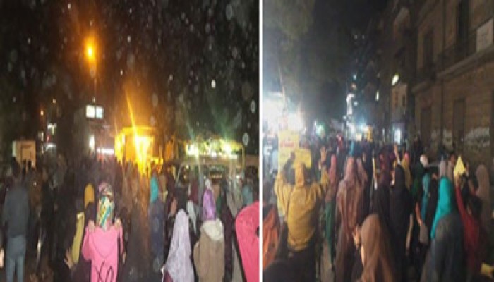 بالصور.. ثوار "حلوان" أعلنوها" ثورة تاني من جديد"