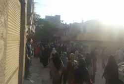 بالصور.. ثوار حلوان يتظاهرون للمرة الثانية