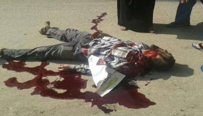 بالصور.. ارتقاء الشهيد محمد حسين في مظاهرات المطرية