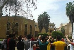 مسيرة حاشدة بمدينة بنها تهتف: "يسقط يسقط الانقلاب"