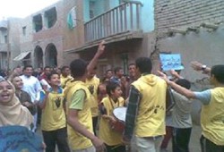 مسيرة طلابية ببني مزار استعدادًا لانتفاضة 28 نوفمبر