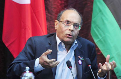 المرزوقي يتعهد بحماية الحريات حال فوزه برئاسة تونس