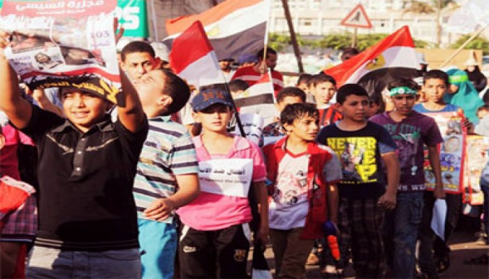 أطفال ضد الانقلاب تعلن تضامنها مع المعتقلين في انتفاضتهم الثالثة