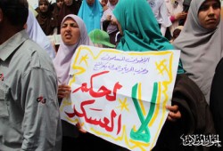 فيديو .. مسيرة لطلاب "قلوصنا" بالمنيا تندد بجرائم العسكر