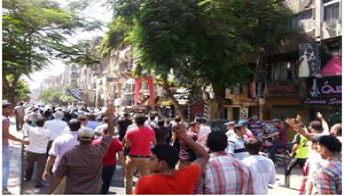 هتافات الثوار تزلزل شوارع المهندسين