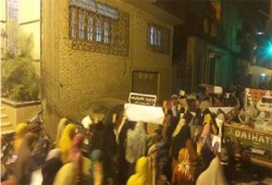 مظاهرة حاشدة لثوار عزبة النخل تطالب بالقصاص