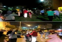 بالصور.. وقفة لثوار القاهرة الجديدة رفضًا للانقلاب