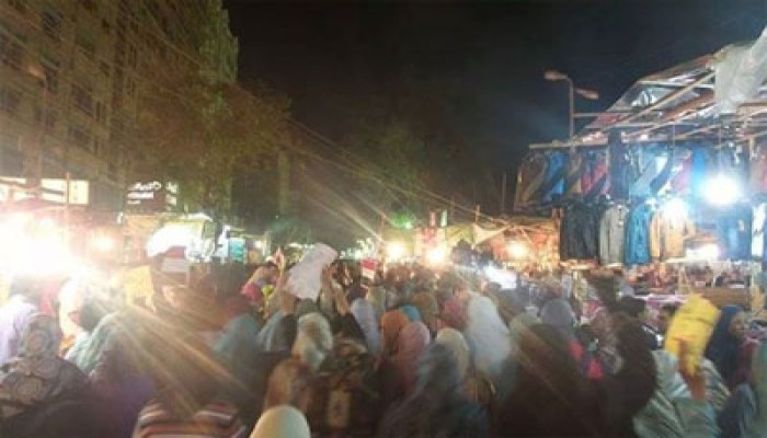 حلوان تفاجئ الانقلاب بمسيرة رافضة لتهجير أهالي سيناء