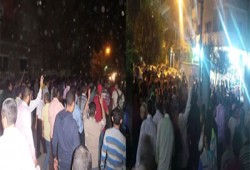 الآلاف في حلوان يطالبون بإسقاط السفاح القاتل