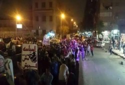 فعالية مفاجئة لشباب الزيتون تهتف ضد حكم العسكر