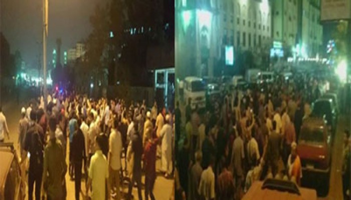 حشود الثوار من المطرية وعين شمس تهتف ضد حكم العسكر