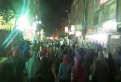 ثوار حلوان يتصدون لميليشيات الانقلاب ويجبرونها على الفرار