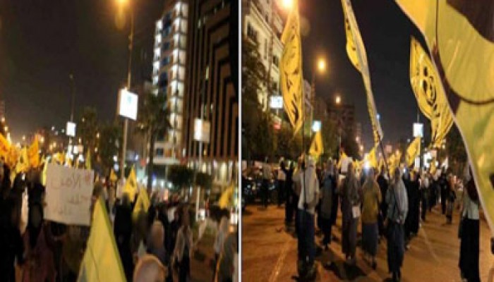 مسيرة لحرائر مدينة نصر للمطالبة بالحرية للمعتقلات