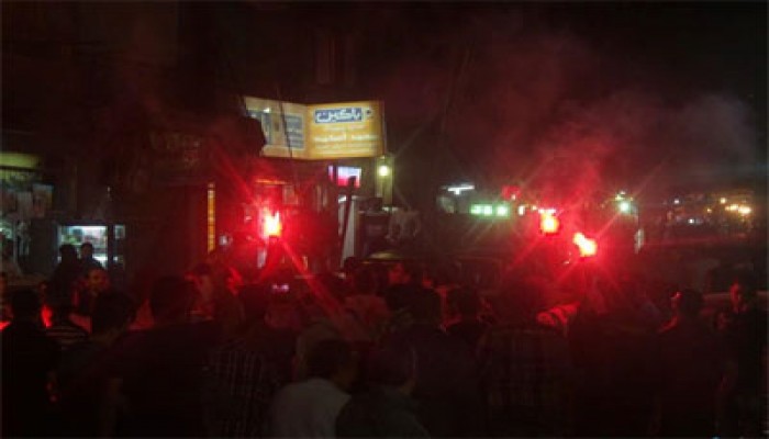 ثوار الهرم ينظمون مسيرة ليلية للتنديد بإبادة أهالي سيناء