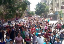 ثوار حلوان ينددون بجرائم السفاح ضد أهالي سيناء لصالح الصهاينة