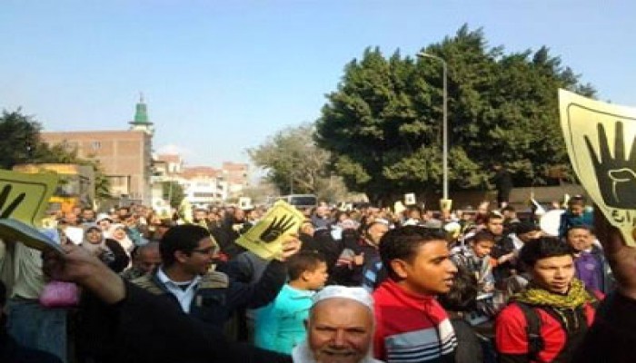 مسيرة حاشدة لثوار الشرابية في أسبوع "العسكر يبيع سيناء"