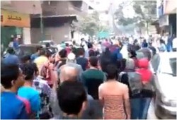 بالصور.. حشود هائلة بعين شمس يرفضون تهجير أهالي سيناء