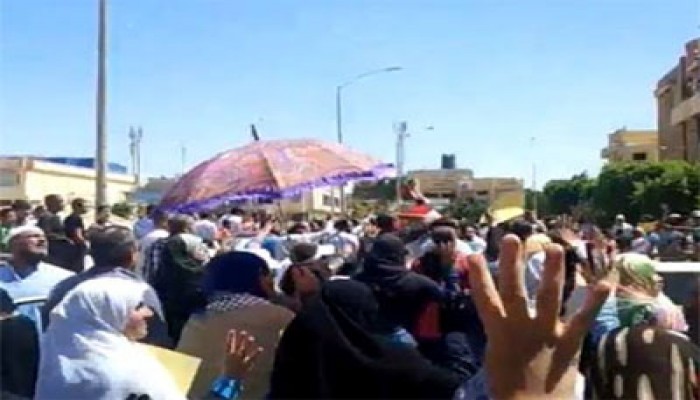 مسيرة حاشدة لثوار أكتوبر في أسبوع "العسكر يبيع سيناء"