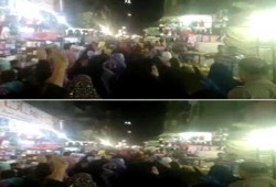 بالصور.. ثوار المطرية يتضامنون مع طلاب مصر وأهالي سيناء