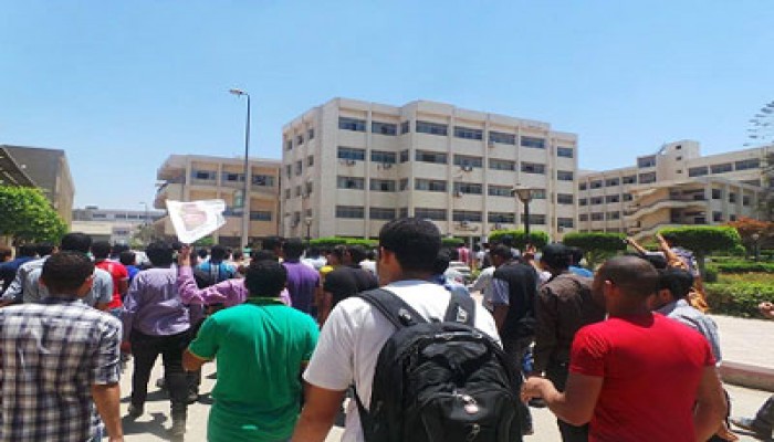 مباشر.. جامعة الزقازيق تنتفض ضد جرائم حكم العسكر