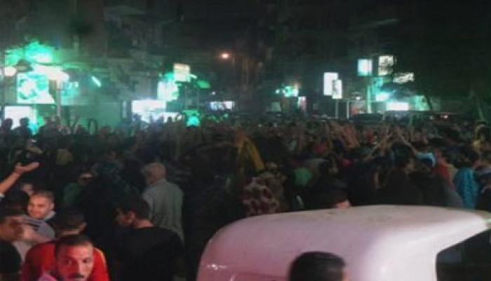 بالصور..مسيرة المطرية تحتشد ضد إجرام داخلية الانقلاب