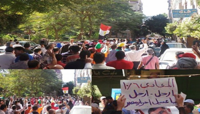 بالصور.. انتفاضة ثوار المعادي في ذكرى انتصار أكتوبر