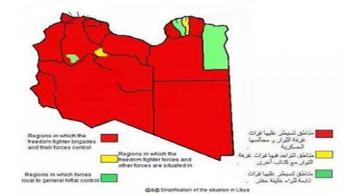 خريطة سيطرة الثوار على معظم ليبيا وأسرار المؤامرة ضدهم