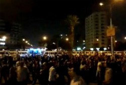 مسيرة حاشدة بميدان الألف مسكن تطالب بإسقاط الانقلاب