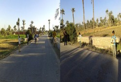 سلسلة بشرية بقصر الجبالي بالفيوم رفضًا لحكم العسكر