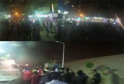 بالصور.. مسيرة ليلية بحلوان تطالب بإسقاط الانقلاب