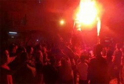 ثوار المطرية وعزبة النخل يهتفون: يسقط حكم العسكرية