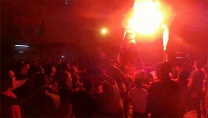 ثوار المطرية وعزبة النخل يهتفون: يسقط حكم العسكرية