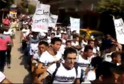 شباب الأولتراس يشعلون مسيرة كرداسة بالهتافات