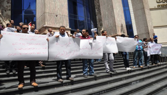 وقفة أمام نقابة "الصحفيين" للتضامن مع المعتقلين
