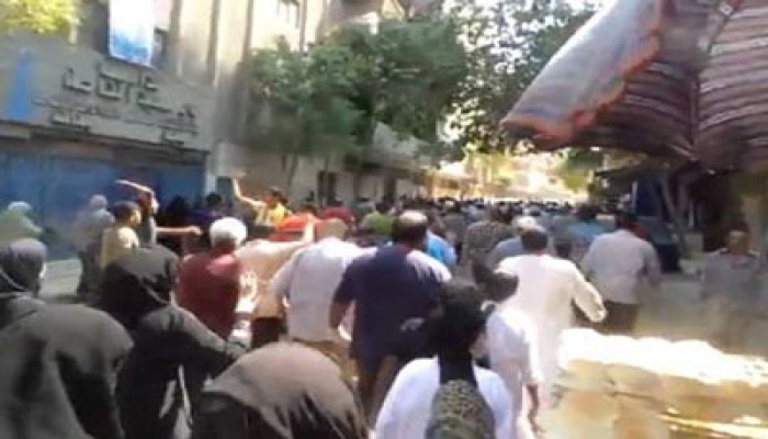 بالصور.. مظاهرة حاشدة بالمطرية عقب الجمعة