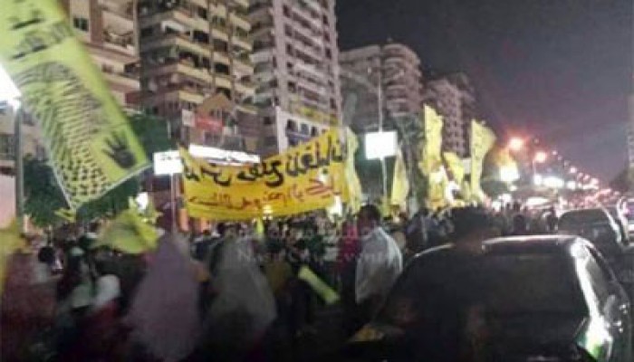 مدينة نصر تعلن استمرار مواجهة الانقلاب حتى إسقاطه