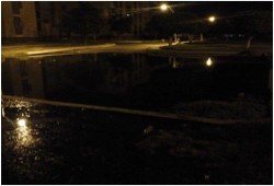 بحيرات الصرف تغرق شوارع السادات.. إهمال الإنقلاب