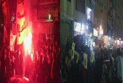 بالصور.. المعادي ترفع شعار "ضنك" وتطالب بإعدام السفاح